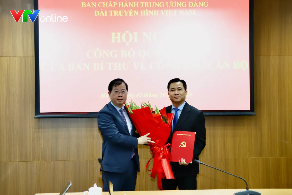 Công bố các quyết định của Ban Bí thư về công tác cán bộ tại Đài Truyền hình Việt Nam - Ảnh 4.