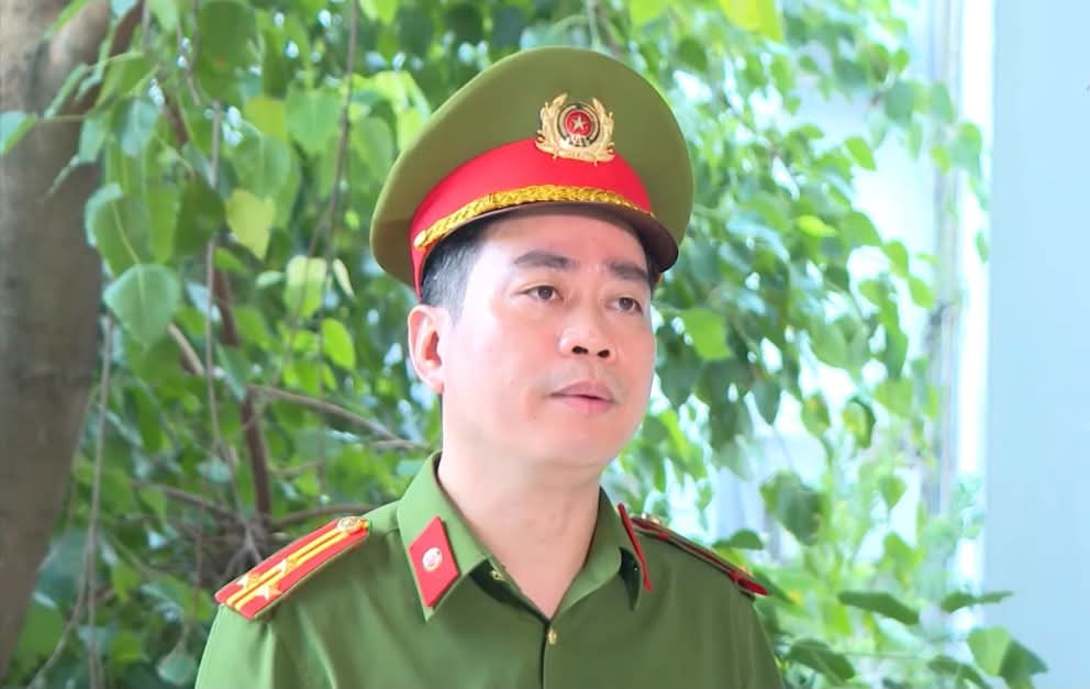 hượng tá Đoàn Tự Lập, Trưởng phòng Thẩm duyệt về PCCC, Cục Cảnh sát PCCC và CNCH (Bộ Công an). Ảnh: Bảo Hân