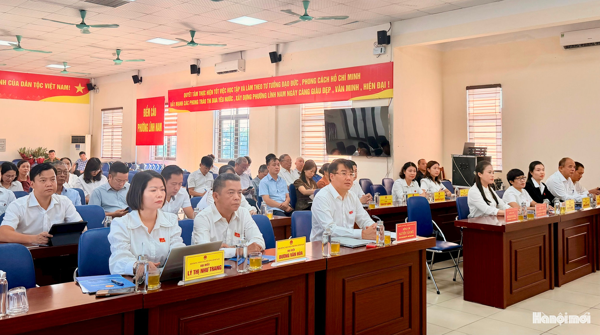 HĐND phường Lĩnh Nam thông qua phương án tổ chức lại bộ máy