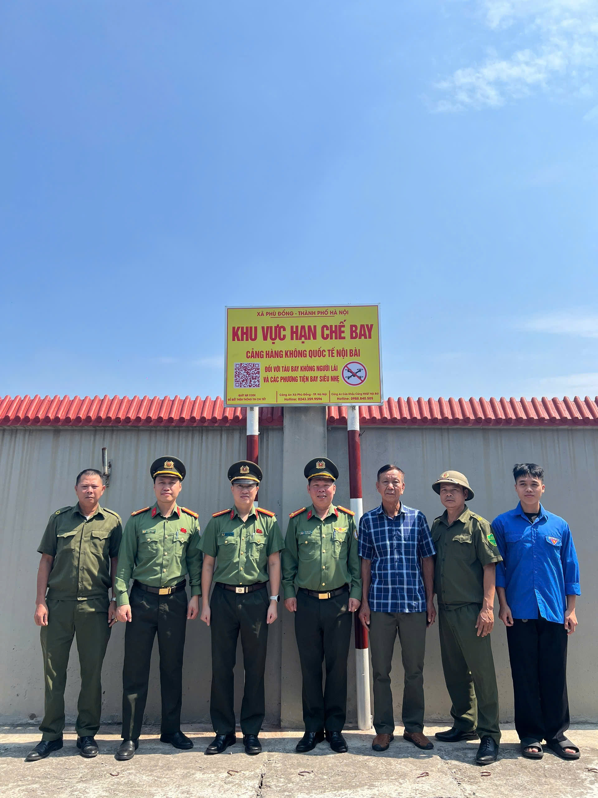 Gắn biển khu vực hạn chế b