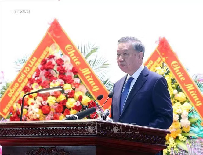 Tổng Bí thư, Chủ tịch nước Tô Lâm phát biểu chỉ đạo. Ảnh: Thống Nhất/TTXVN