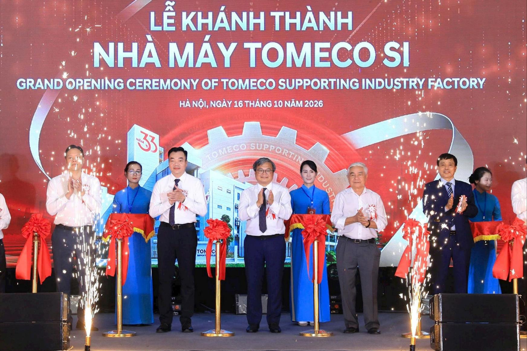 Khánh thành nhà máy TOMECO SI, nâng năng lực công nghiệp hỗ trợ Hà Nội