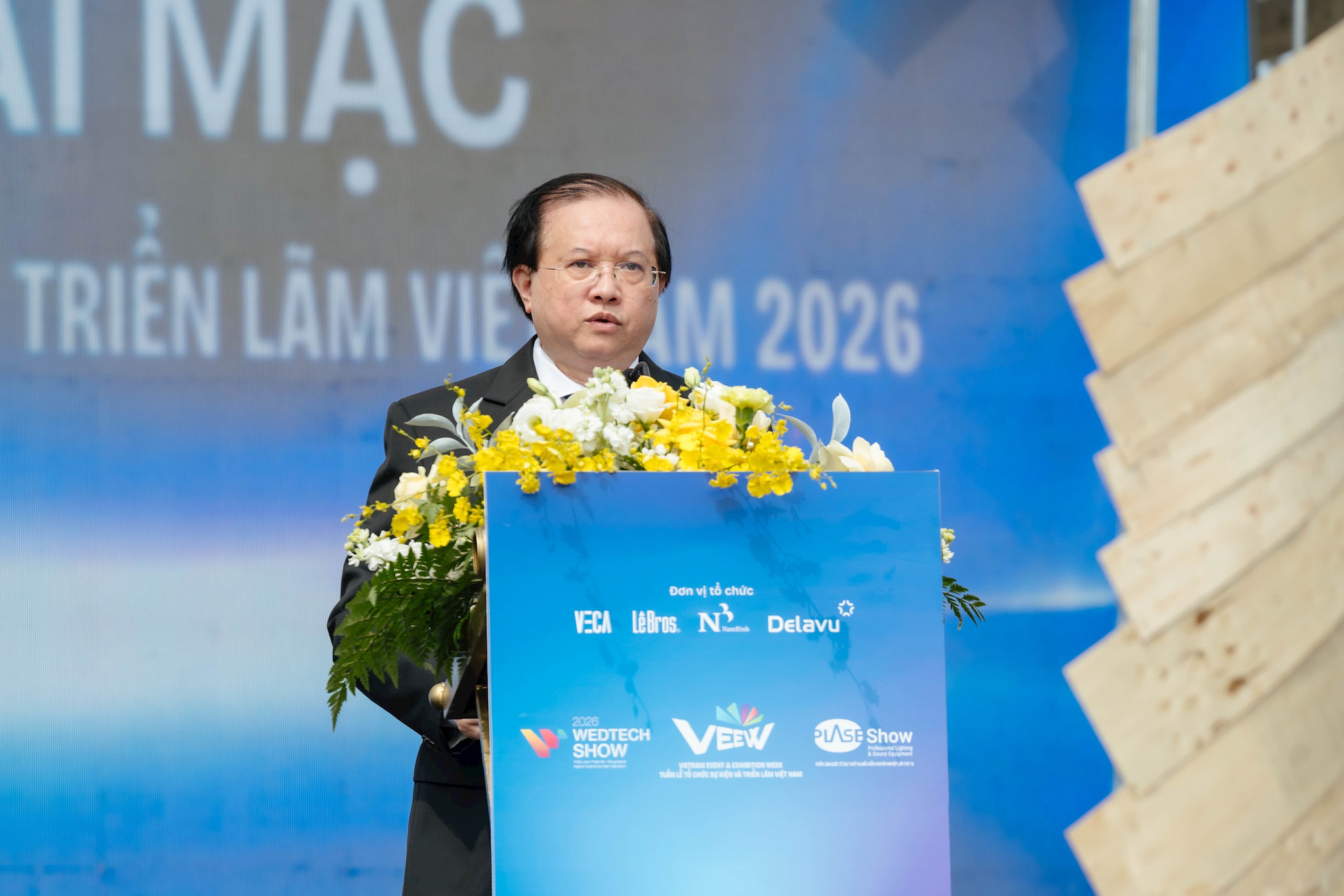 Thứ trưởng Bộ Văn hóa, Thể thao và Du lịch Tạ Quang Đông phát biểu tại buổi lễ. Ảnh: PV