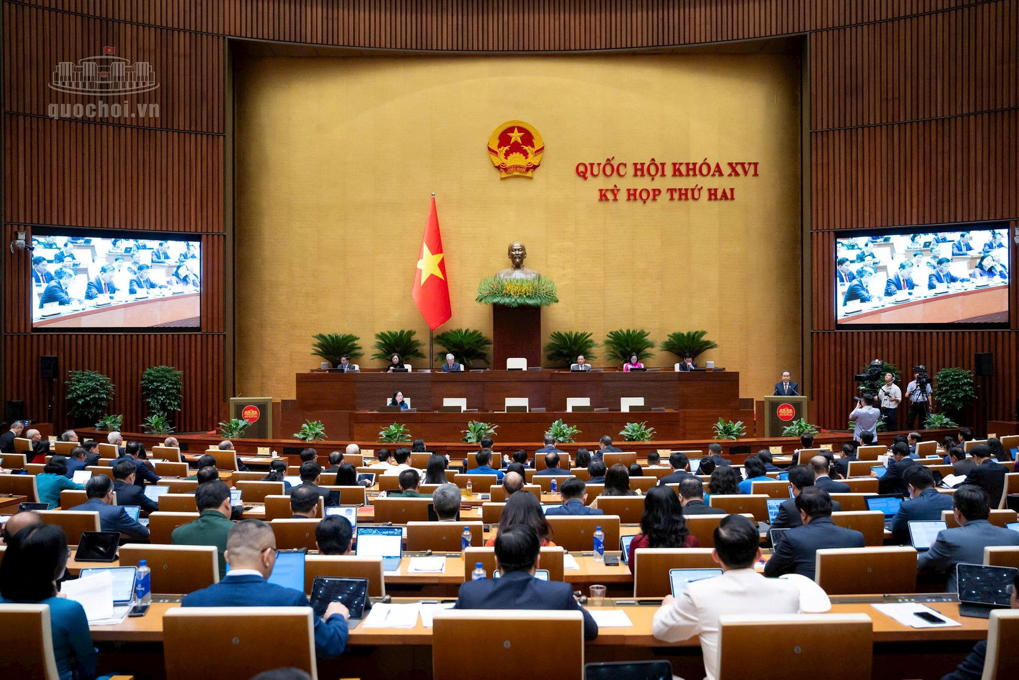 Quang cảnh phiên khai mạc. Ảnh: media.quochoi.vn