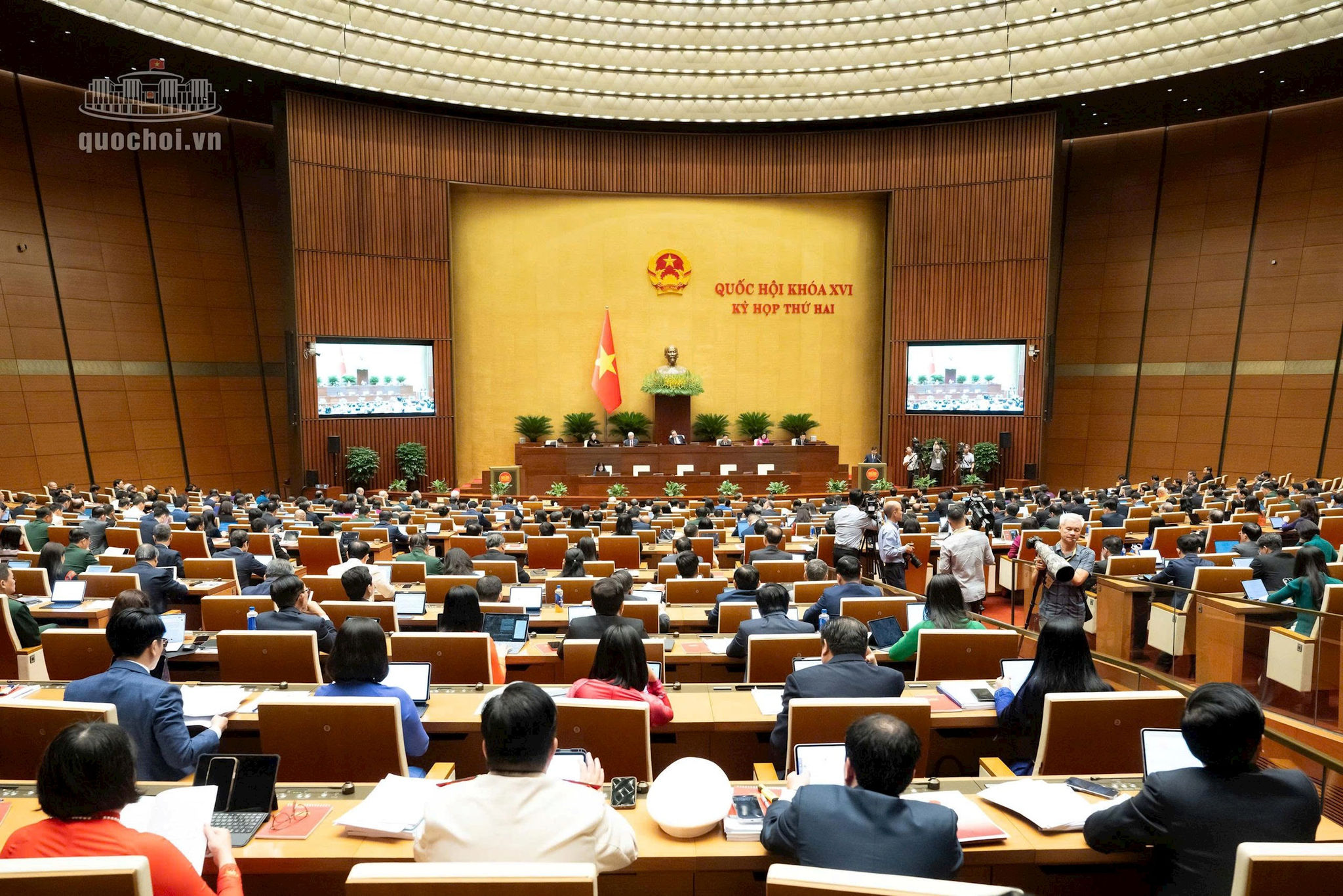 Quang cảnh phiên khai mạc. Ảnh: quochoi.vn