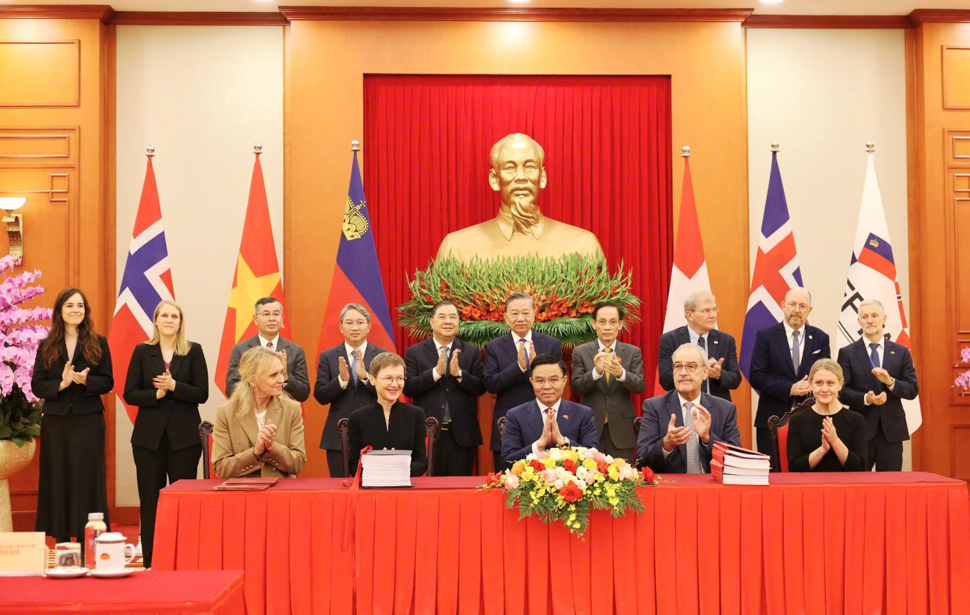 Chính thức ký kết Hiệp định Thương mại tự do Việt Nam - EFTA