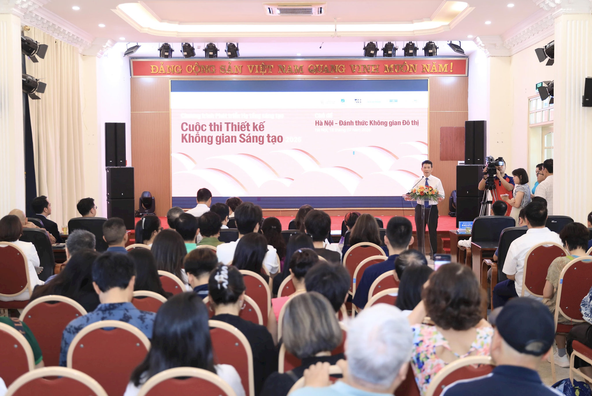 Phát động cuộc thi Thiết kế không gian sáng tạo. Ảnh: Sở VHTT&DL Hà Nội