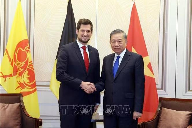 Tổng Bí thư, Chủ tịch nước Tô Lâm thúc đẩy hợp tác với hai vùng Flanders và Wallonie của Bỉ