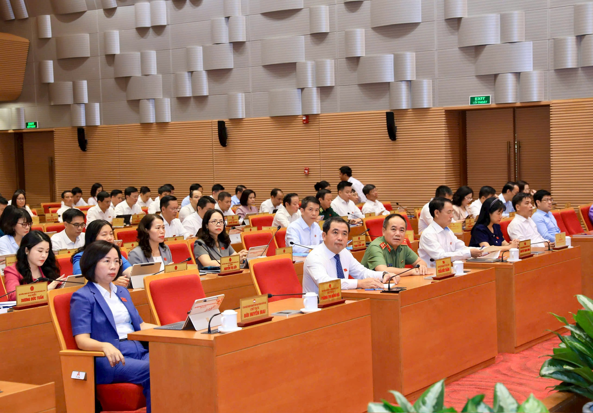 Các đại biểu tham dự kỳ họp. Ảnh: Thành Thái Hùng