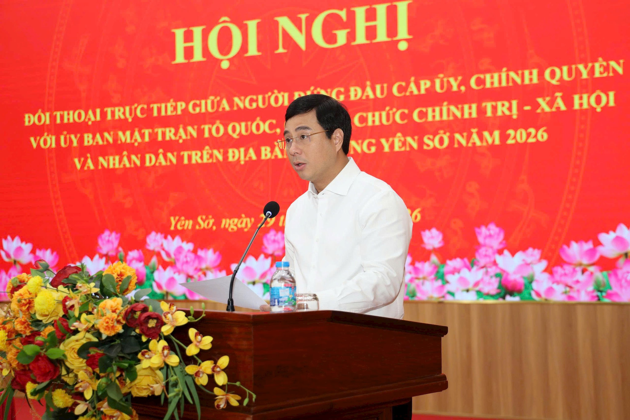 Yên Sở: Lắng nghe ý kiến nhân dân, tháo gỡ vướng mắc từ cơ sở
