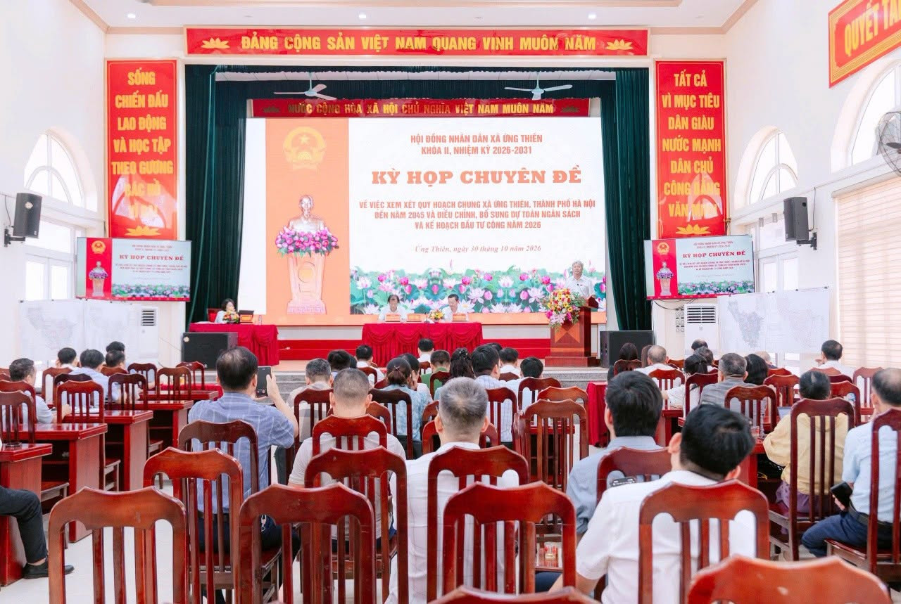 Ứng Thiên thông qua Quy hoạch chung đến năm 2045