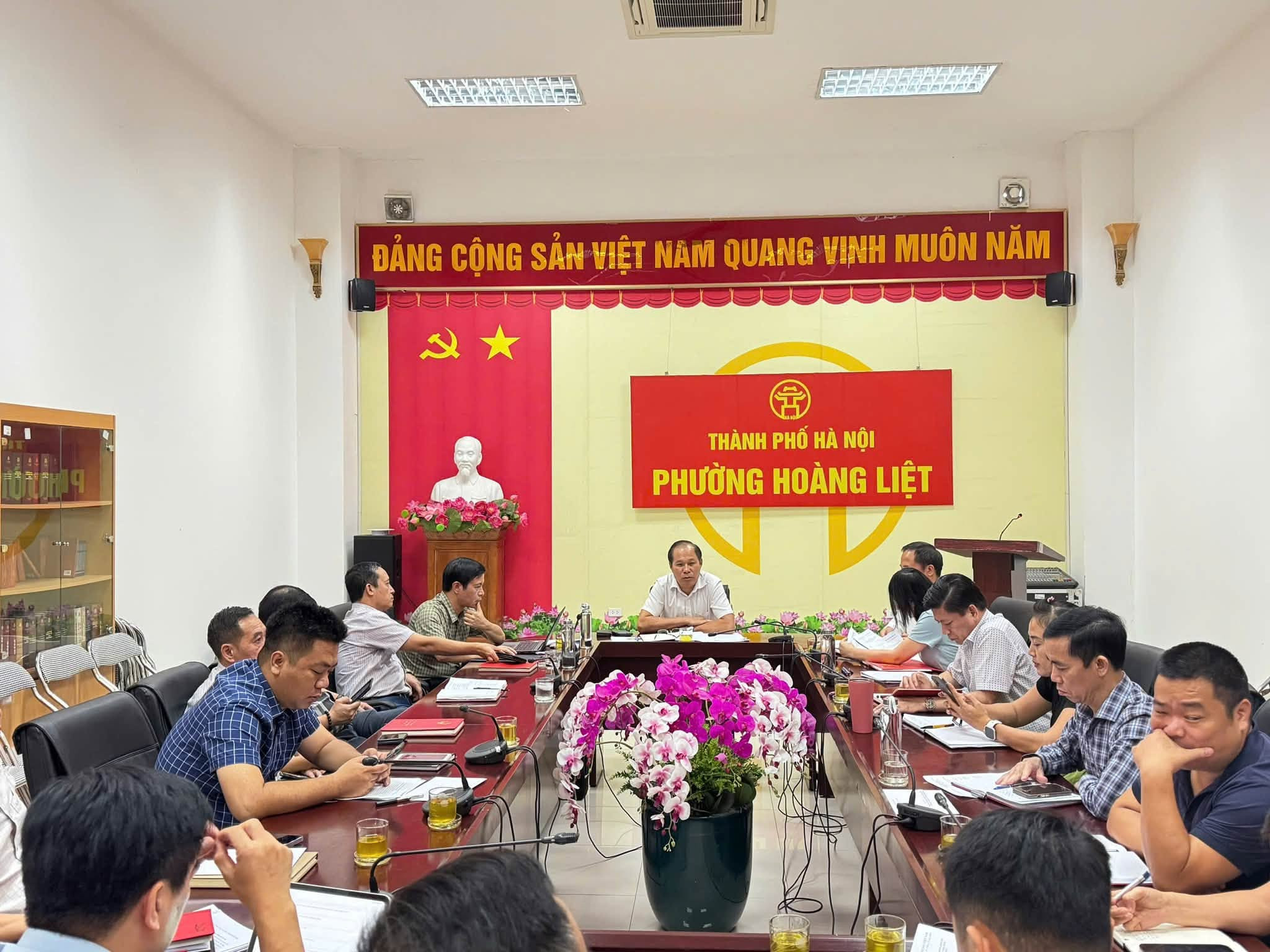 Đảng ủy phường Hoàng Liệt đổi mới công tác giáo dục chính trị, tư tưởng, bám sát định địa bàn cơ sở