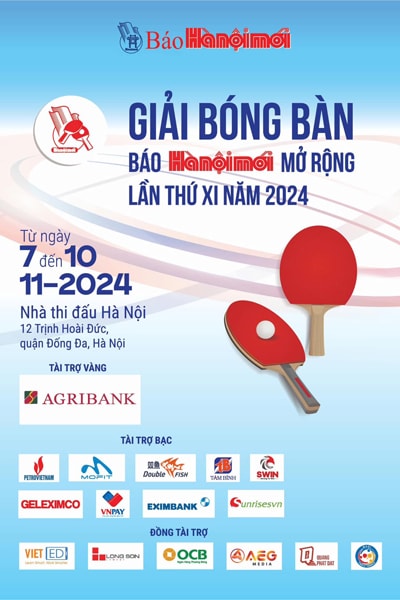 Giải Bóng bàn tranh Cúp Báo Hànộimới 2024