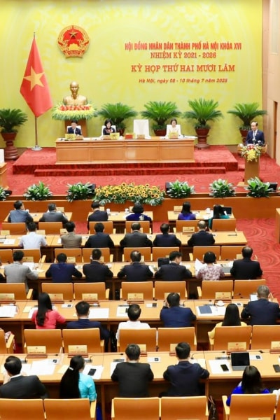 Kỳ họp thứ 25 HĐND thành phố Hà Nội