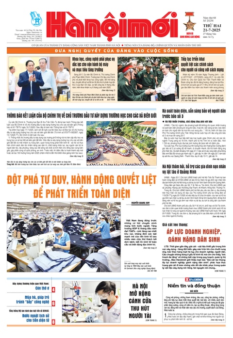 HNM Hằng ngày - Số 20258 [21/07/2025]	