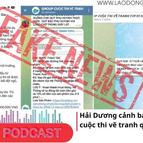 Điểm những tin nổi bật sáng ngày 14/6/2025: Hải Dương cảnh báo lừa đảo cuộc thi vẽ tranh quốc tế