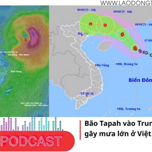 Điểm những tin nổi bật sáng ngày 8/9/2025: Bão Tapah vào Trung Quốc nhưng gây mưa lớn ở Việt Nam