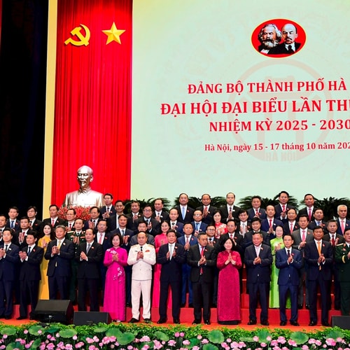 [Podcast] Điểm tin tuần từ ngày 13 đến 19-10: Đại hội đại biểu Đảng bộ thành phố Hà Nội lần thứ XVIII, nhiệm kỳ 2025-2030 thành công tốt đẹp