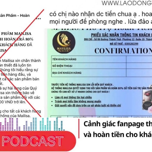 Điểm những tin nổi bật sáng ngày 7/12/2025: Cảnh giác fanpage thu hồi sản phẩm và hoàn tiền cho khách hàng Mailisa