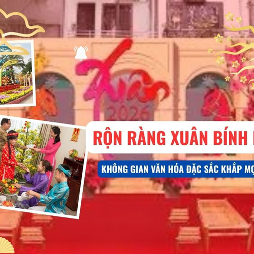 Không gian văn hóa đặc sắc khắp mọi miền đất nước