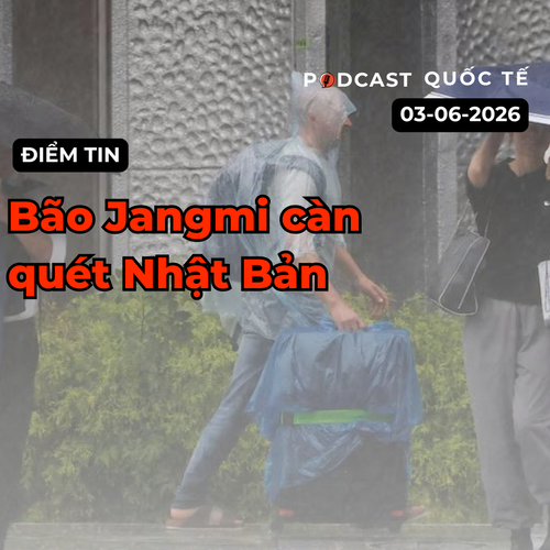 [Podcast] Tin tức thế giới ngày 3-6: Bão Jangmi càn quét Nhật Bản