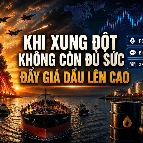 [Podcast cuối tuần] Khi xung đột không còn đủ sức đẩy giá dầu lên cao