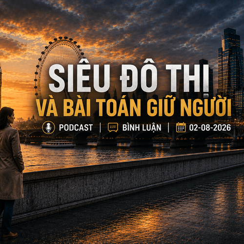 [Podcast bình luận] Siêu đô thị và bài toán giữ người