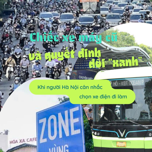 [Podcast] Chiếc xe máy cũ và quyết định đổi "xanh": Khi người Hà Nội cân nhắc chọn xe điện đi làm