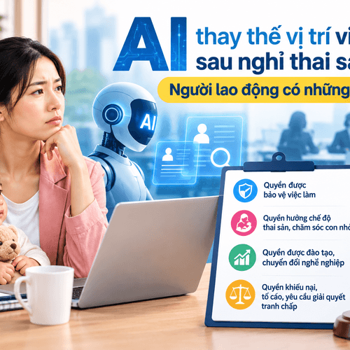 AI thay thế vị trí việc làm sau nghỉ thai sản: Người lao động có những quyền gì?