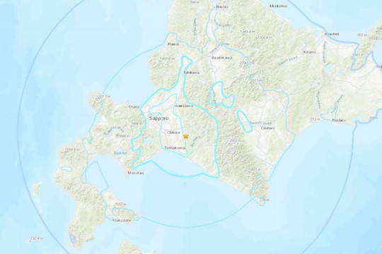 Nhật Bản: Động đất mạnh rung chuyển Hokkaido, 4 người bị thương