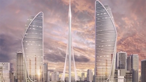 Tòa tháp cao 1,3 km hình hoa ly ở Dubai