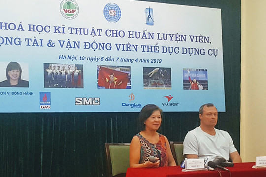 Đại sứ Liên đoàn Thể dục thế giới tập huấn cho HLV, VĐV, trọng tài Việt Nam