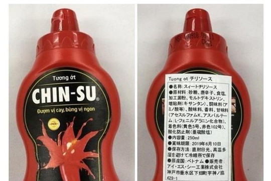 Khẩn trương xác minh thông tin tương ớt Chinsu bị thu hồi tại Nhật Bản