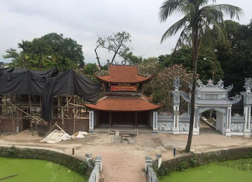 Hà Nội: Yêu cầu đình chỉ việc xây mới một số hạng mục không phép chùa Bối Khê