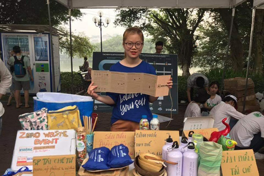 Quận Hoàn Kiếm: Sôi nổi các hoạt động hưởng ứng Ngày trái đất năm 2019