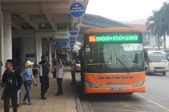 Đề xuất mở tuyến xe buýt chất lượng cao Hà Đông - sân bay Nội Bài