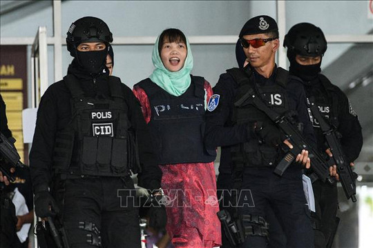 Đoàn Thị Hương rời khỏi nhà tù bang Selangor, Malaysia
