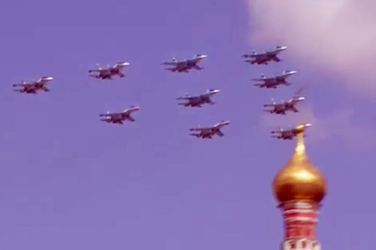 Không quân Nga tổng duyệt trước lễ duyệt binh ngày 9-5