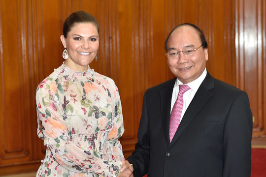 Thủ tướng Nguyễn Xuân Phúc tiếp Công chúa kế vị Thụy Điển