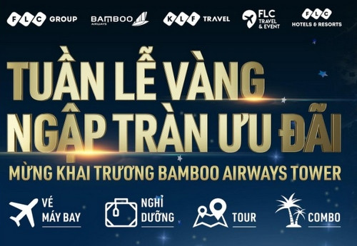 “Đại tiệc” ưu đãi trị giá hàng chục tỷ đồng nhân dịp khai trương Bamboo Airways Tower 265 Cầu Giấy