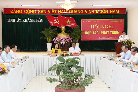 Hà Nội và Khánh Hòa thúc đẩy hợp tác trên các lĩnh vực