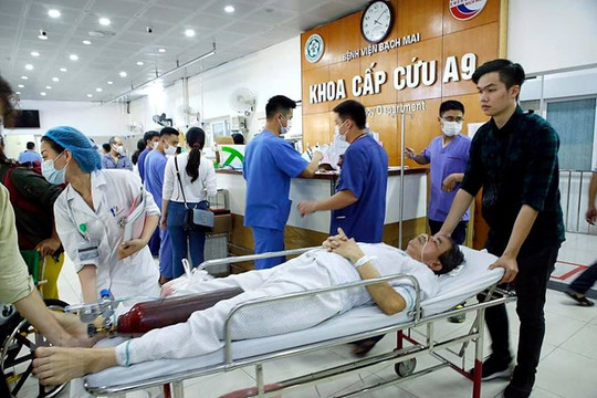 Lực lượng công an hỗ trợ ngành Y tế siết chặt an ninh bệnh viện