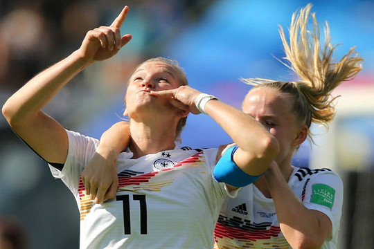 Hạ Nigeria, tuyển Đức giành vé vào tứ kết World Cup nữ 2019