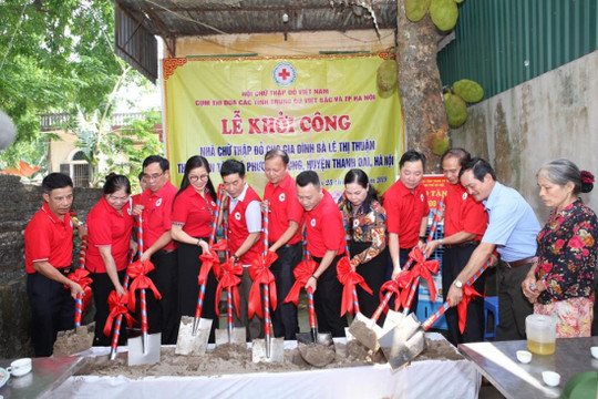 Hội Chữ thập đỏ khu vực trung du Việt Bắc và thành phố Hà Nội vận động được hơn 417 tỷ đồng