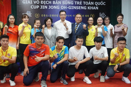 Vinh danh các nhà vô địch Giải Bắn súng trẻ toàn quốc Cúp Jin Jong Oh - Ginseng Khan
