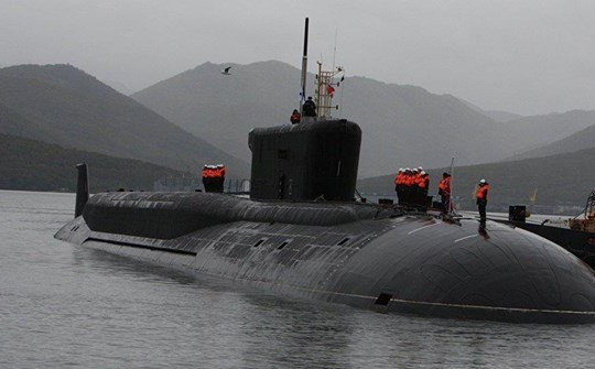 Tàu ngầm hạt nhân lớn nhất tham gia tập trận cùng Hạm đội phương Bắc