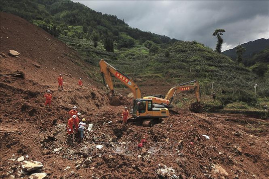 51 người chết, mất tích do sạt lở đất đá tại Trung Quốc