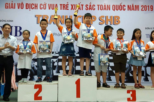 Hà Nội giành 6 Huy chương vàng Giải vô địch Cờ vua trẻ xuất sắc toàn quốc
