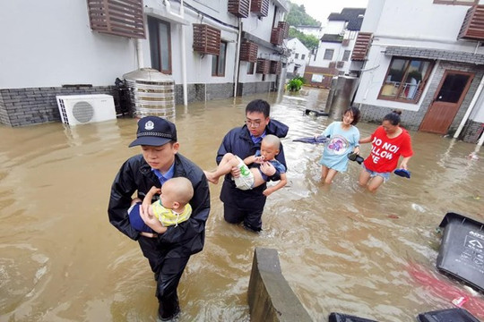 Trung Quốc: Siêu bão Lekima khiến ít nhất 28 người thiệt mạng