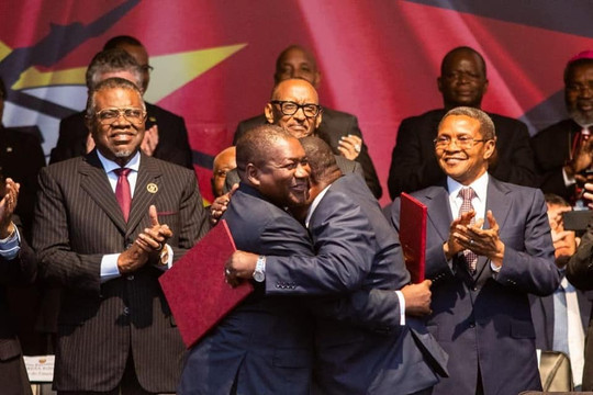 Điện mừng về việc ký Hiệp ước Hòa bình Hòa giải Maputo